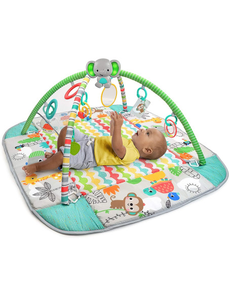 BB-12624,Bright Starts - Salteluta de activitati 5 in 1 Gym & Ball Pit Totally Tropical