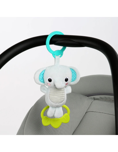 BB-9179E,Bright Starts - Jucarie plus Elefant pentru carucior Tug Tunes