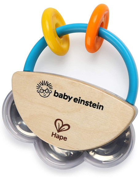 BB-12011,Baby Einstein - Jucarie mini tamburina din lemn