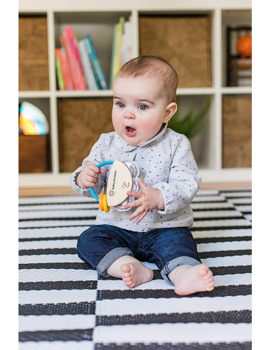 BB-12011,Baby Einstein - Jucarie mini tamburina din lemn