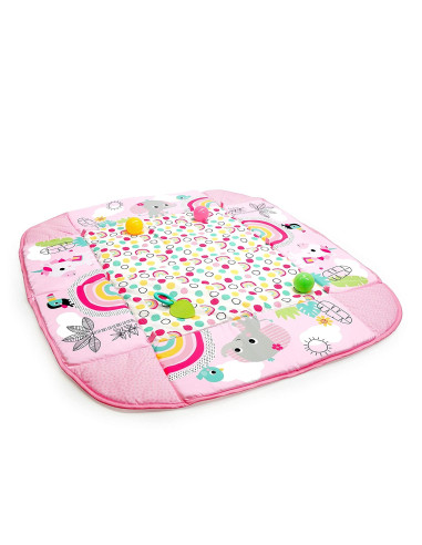 BB-12625,Bright Starts - Salteluta de activitati 5 in 1 Gym & Ball Pit Rainbow Tropics