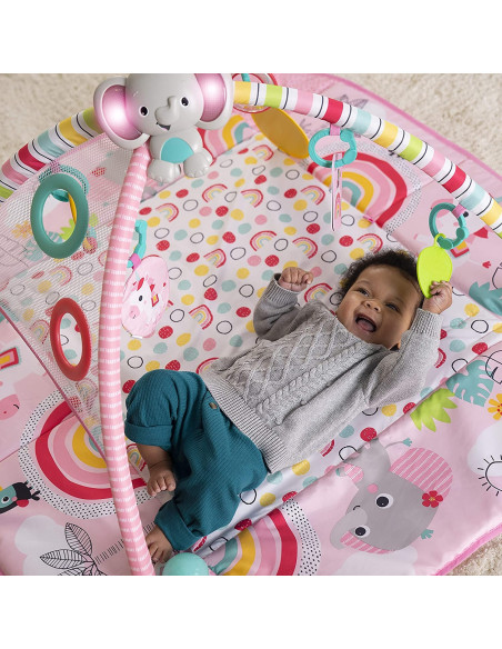 BB-12625,Bright Starts - Salteluta de activitati 5 in 1 Gym & Ball Pit Rainbow Tropics