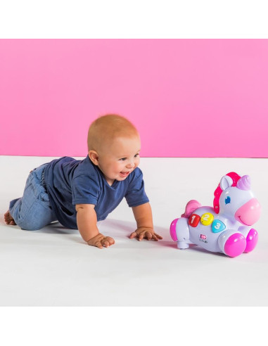 BB-10307,Bright Starts - Jucarie Unicornul magic Rock & Glow