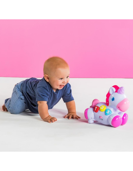 BB-10307,Bright Starts - Jucarie Unicornul magic Rock & Glow