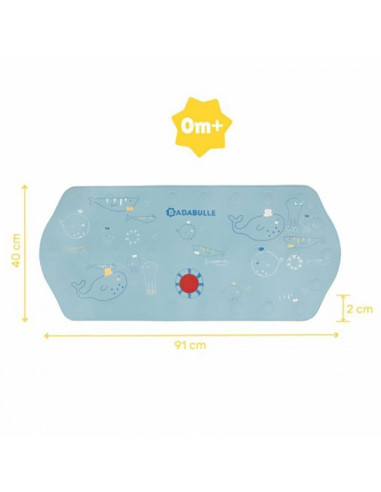 BB-B023014,Badabulle - Covor XXL antiderapant pentru cada cu senzor de temperatura