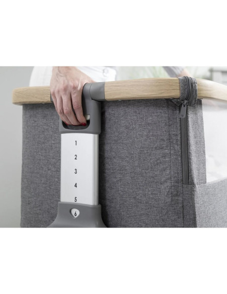 BB-211205/3596,Tutti Bambini – Patut 2 in 1 co-sleeper CoZee Oak & Sterling Silver