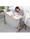 BB-211205/3596,Tutti Bambini – Patut 2 in 1 co-sleeper CoZee Oak & Sterling Silver