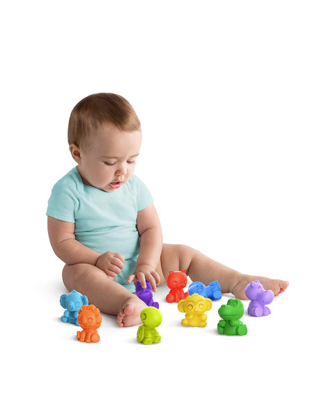 BB-12615,Bright Starts - Jucarie Echipa animalutelor colorate