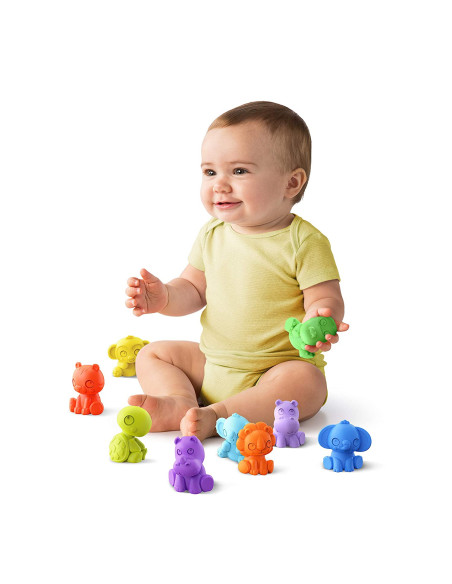 BB-12615,Bright Starts - Jucarie Echipa animalutelor colorate