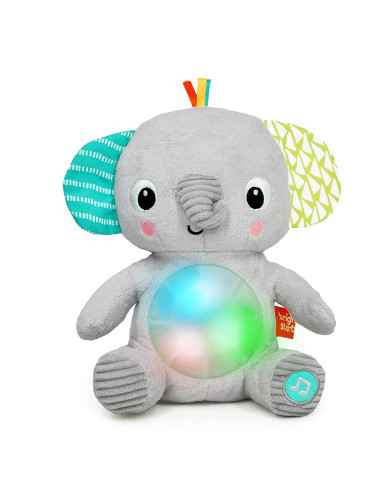 BB-12498,Bright Starts - Jucarie interactiva Hug a Bye Baby Elephant BB-12498,Bright Starts - Jucarie interactiva Hug a Bye Baby Elephant