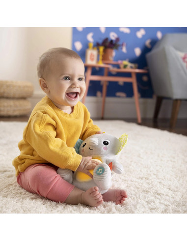 BB-12498,Bright Starts - Jucarie interactiva Hug a Bye Baby Elephant BB-12498,Bright Starts - Jucarie interactiva Hug a Bye Baby Elephant