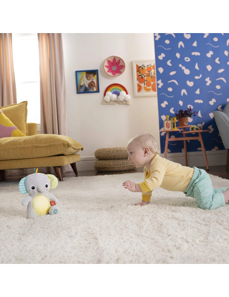 BB-12498,Bright Starts - Jucarie interactiva Hug a Bye Baby Elephant BB-12498,Bright Starts - Jucarie interactiva Hug a Bye Baby Elephant