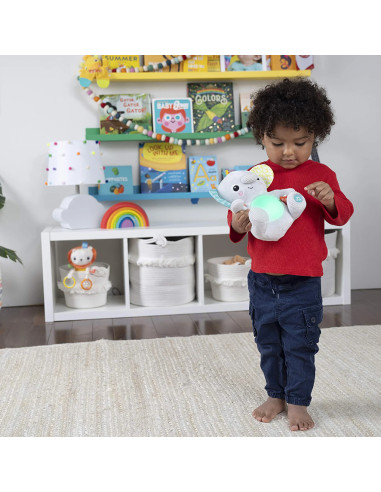 BB-12498,Bright Starts - Jucarie interactiva Hug a Bye Baby Elephant BB-12498,Bright Starts - Jucarie interactiva Hug a Bye Baby Elephant