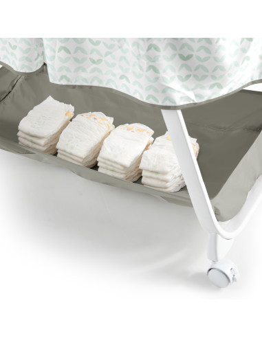 BB-12053,Ingenuity - Patut cu vibratii linistitoare Snuggity Snug Nimbu