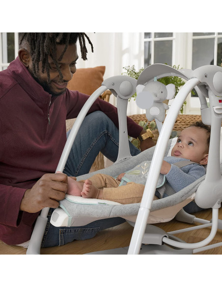 BB-12579,Ingenuity - Leagan portabil ConvertMe Swing 2 Seat Battery-Swell