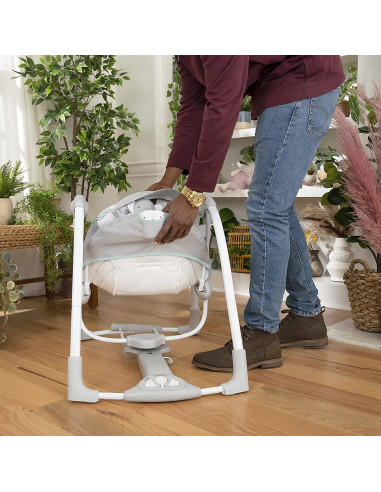 BB-12579,Ingenuity - Leagan portabil ConvertMe Swing 2 Seat Battery-Swell