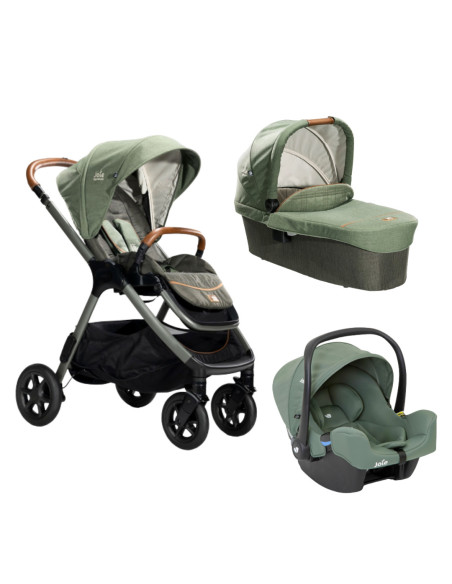 BB-C1817CALRL000trio,Joie - Carucior pentru copii multifunctional 3 in 1 Finiti Signature Pine/Laurel (Carucior Finiti Pine+ Lan