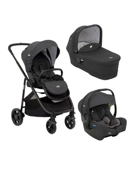BB-A1219PBPAV000set,Joie - Carucior pentru copii multifunctional 3 in 1 Versatrax E Pavement/Shale ( Carucior Versatrax E Paveme