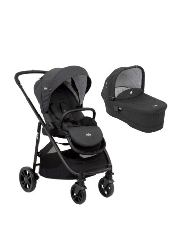 BB-A1219PBPAV000set,Joie - Carucior pentru copii multifunctional 3 in 1 Versatrax E Pavement/Shale ( Carucior Versatrax E Paveme