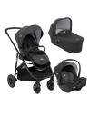 BB-A1219PBPAV000trio,Joie - Carucior pentru copii multifunctional 3 in 1 Versatrax Pavement/Shale (Carucior Versatrax Pavement+ 