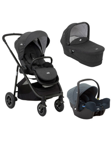 BB-C1817CALAG000set,Joie - Carucior pentru copii multifunctional 3 in 1 Versatrax Pavement/i-Snug Lagoon (Carucior Versatrax Pav
