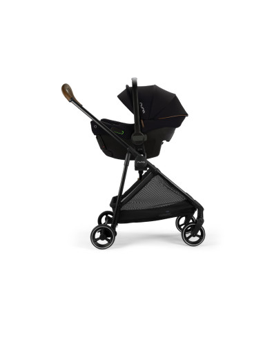 BB-CF15602CVRGL,Nuna - Scoica auto cu ISOFIX integrat PIPA urbn Caviar, nastere - 75 cm, testata inclusiv la impact lateral, con