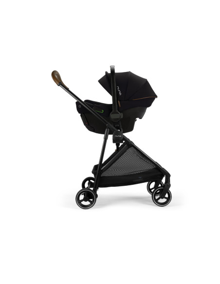 BB-CF15602CVRGL,Nuna - Scoica auto cu ISOFIX integrat PIPA urbn Caviar, nastere - 75 cm, testata inclusiv la impact lateral, con