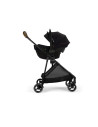 BB-CF15602CVRGL,Nuna - Scoica auto cu ISOFIX integrat PIPA urbn Caviar, nastere - 75 cm, testata inclusiv la impact lateral, con