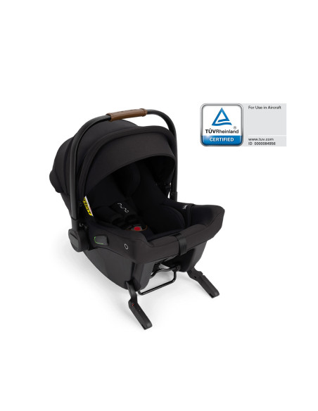 BB-CF15602CVRGL,Nuna - Scoica auto cu ISOFIX integrat PIPA urbn Caviar, nastere - 75 cm, testata inclusiv la impact lateral, con