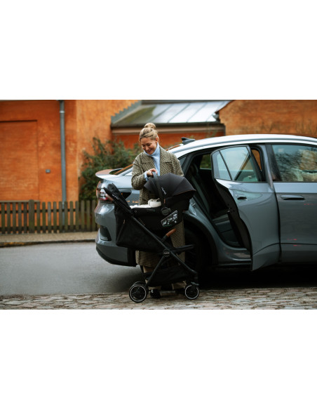 BB-CF15602GRNGL,Nuna - Scoica auto cu ISOFIX integrat PIPA urbn Granite, nastere - 75 cm, testata inclusiv la impact lateral, co