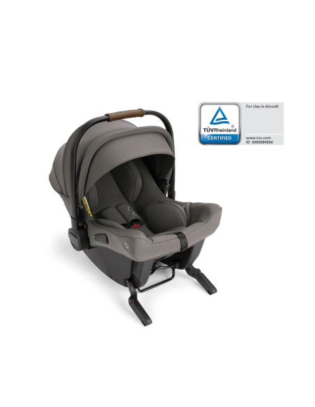 BB-CF15602GRNGL,Nuna - Scoica auto cu ISOFIX integrat PIPA urbn Granite, nastere - 75 cm, testata inclusiv la impact lateral, co