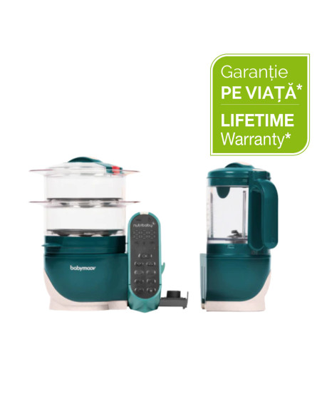 BB-A001136,Babymoov - Robot multifunctional Nutribaby + 6 in 1 Opal Green