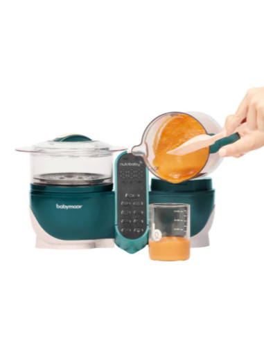 BB-A001136,Babymoov - Robot multifunctional Nutribaby + 6 in 1 Opal Green