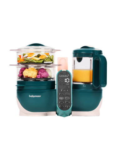BB-A001136,Babymoov - Robot multifunctional Nutribaby + 6 in 1 Opal Green