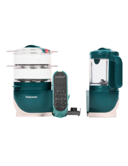 BB-A001136,Babymoov - Robot multifunctional Nutribaby + 6 in 1 Opal Green