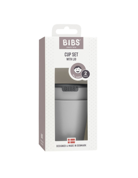 BB-4310223,BIBS - Set 2 pahare pentru bebe, Cloud