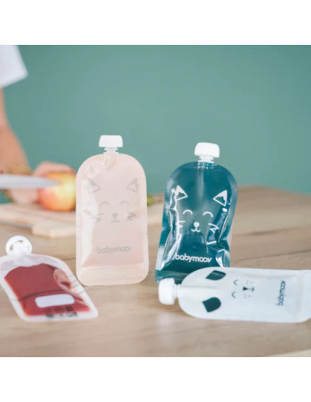 BB-A004550,Babymoov - Set 20 pungi reutilizabile de hranire ISY