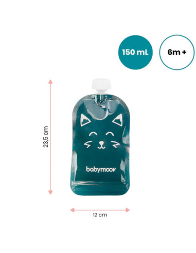 BB-A004550,Babymoov - Set 20 pungi reutilizabile de hranire ISY