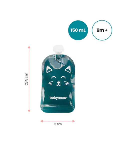 BB-A004550,Babymoov - Set 20 pungi reutilizabile de hranire ISY