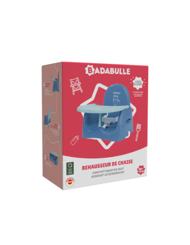BB-B009014,Badabulle- Booster pliabil Nomad Albastru cu Pisicuta