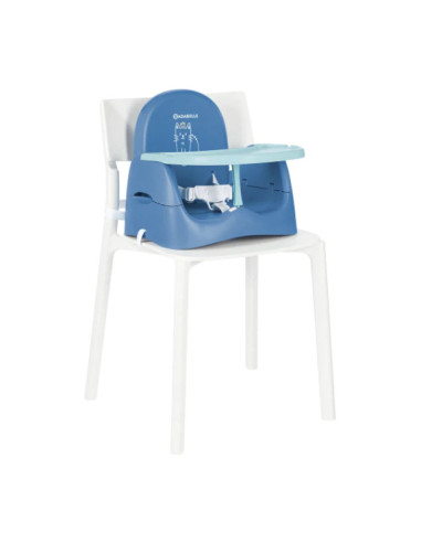 BB-B009014,Badabulle- Booster pliabil Nomad Albastru cu Pisicuta