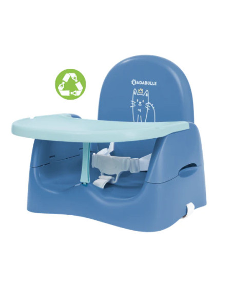 BB-B009014,Badabulle- Booster pliabil Nomad Albastru cu Pisicuta