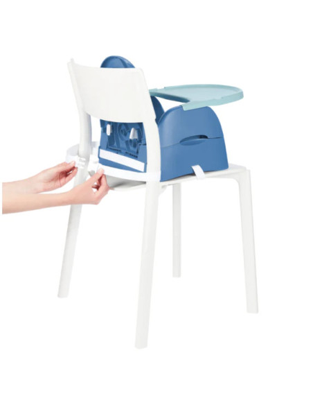 BB-B009014,Badabulle- Booster pliabil Nomad Albastru cu Pisicuta