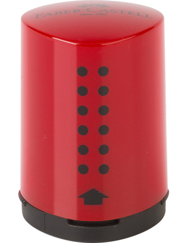 FC183710,Ascutitoare grip 2001 mini rosu/albastru faber-castell
