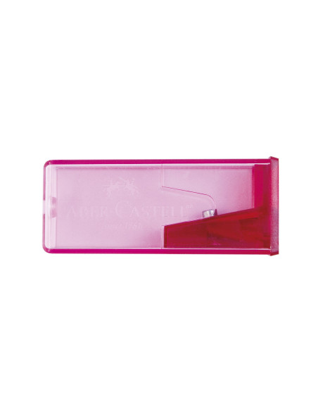 FC581525,Ascutitoare plastic cu container culori fluorescente faber-caste FC581525,Ascutitoare plastic cu container culori fluorescente faber-caste