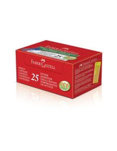 FC581525,Ascutitoare plastic cu container culori fluorescente faber-caste 2