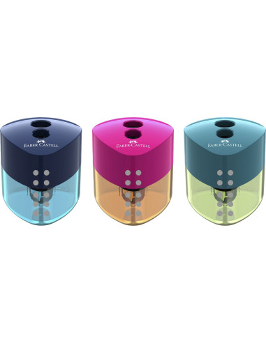 FC183103,Ascutitoare plastic dubla grip trend 2019 faber-castell