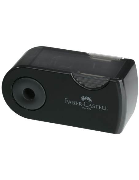 FC182710,Ascutitoare plastic simpla sleeve-mini neagra faber-castell