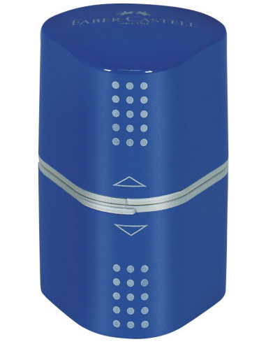 FC183801,Ascutitoare tripla grip 2001 rosie/albastra faber-castell