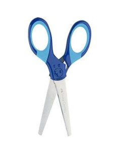 FC181549,Foarfeca scolara cu protectie grip albastra faber-castell 2
